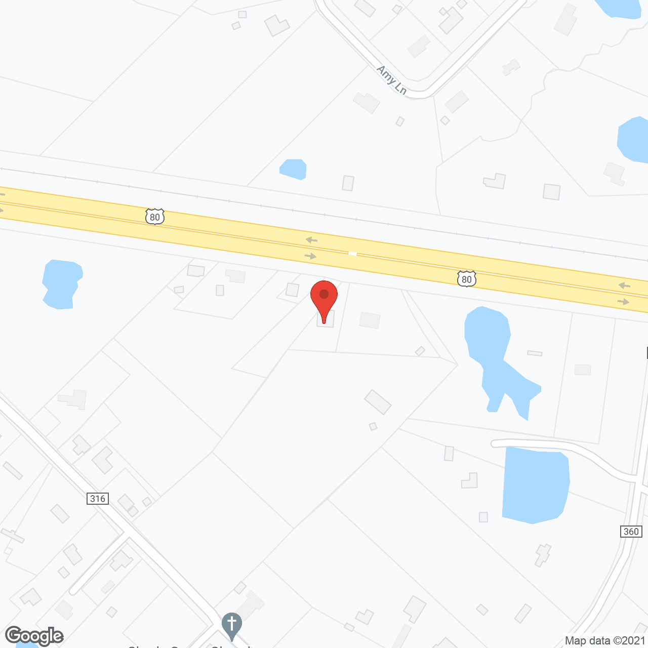 Map of the neighborhood around Open Heart Open Home