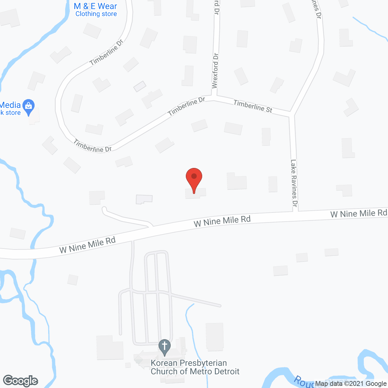 Map of the neighborhood around Autumn Ravines