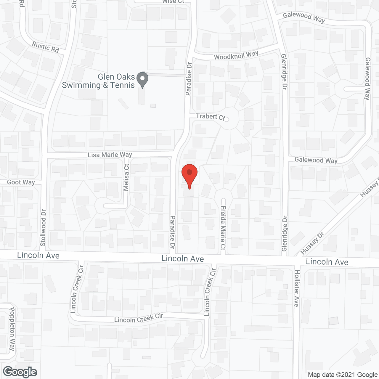 Map of the neighborhood around Chrisman Community