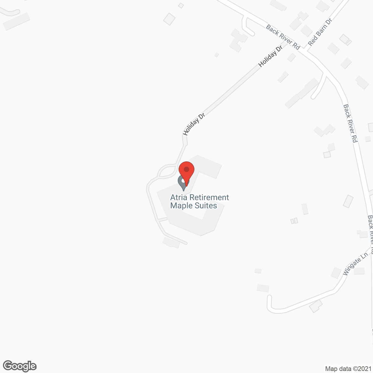 Map of the neighborhood around Holiday Maple Suites