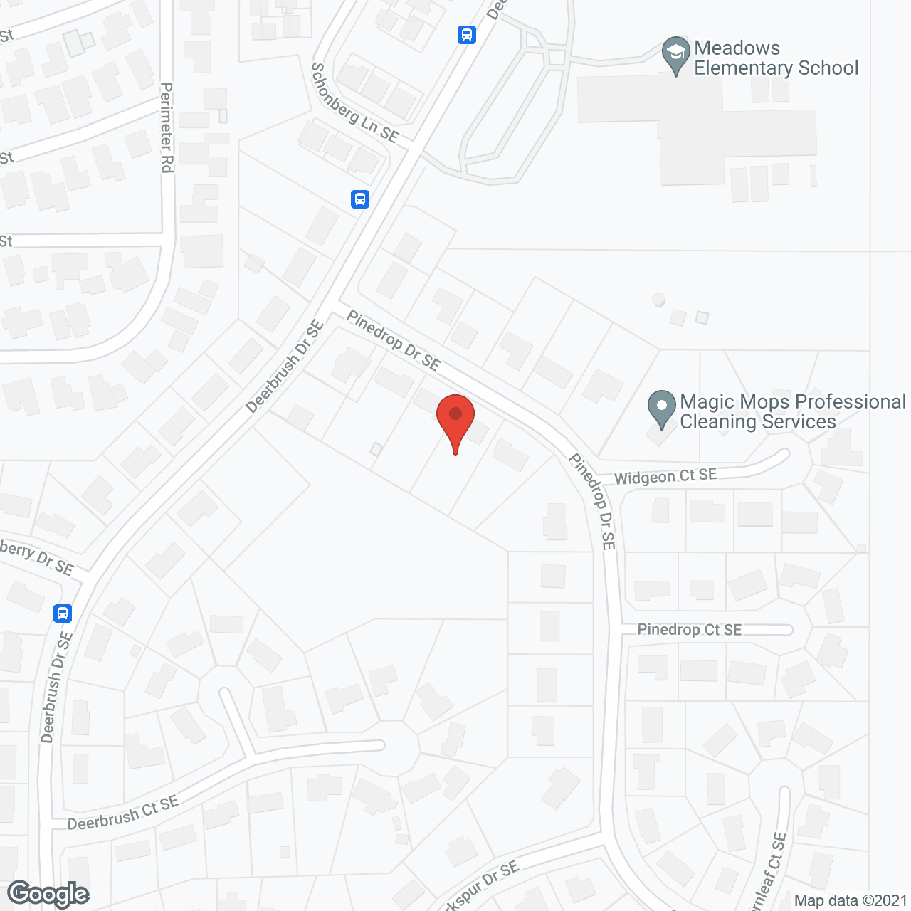 Map of the neighborhood around Ravancho AFH II