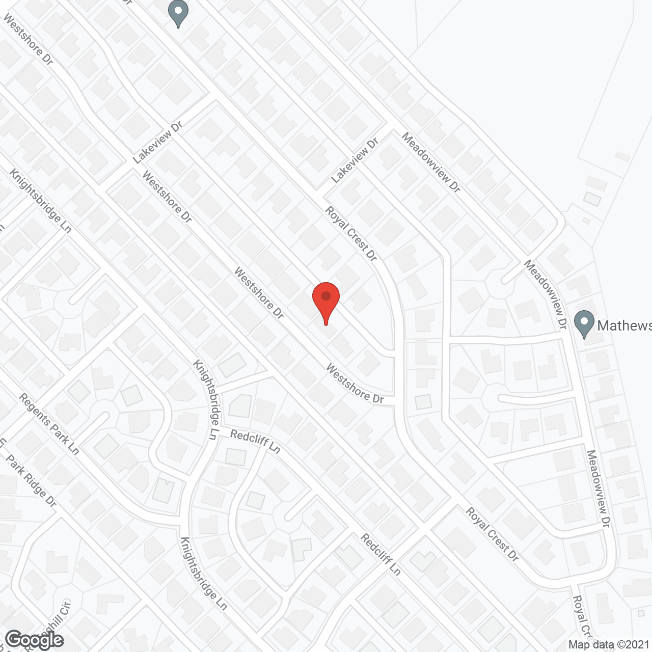 Map of the neighborhood around Greater Vision Senior Care