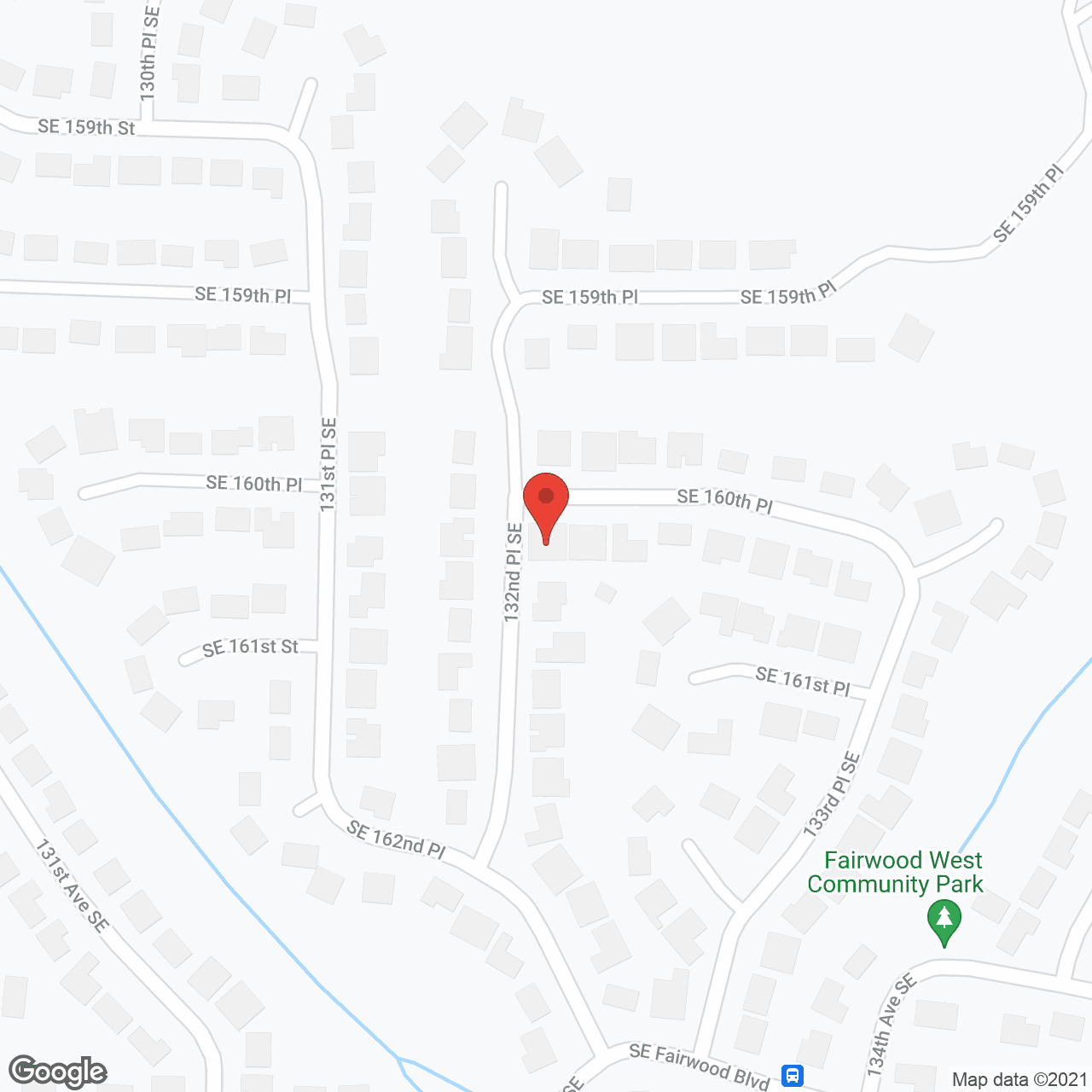 Map of the neighborhood around Sweet Care Home
