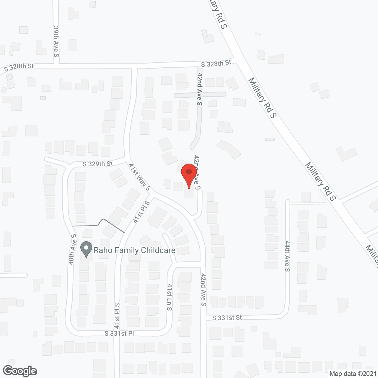 Map of the neighborhood around A Caring Adult Family Home