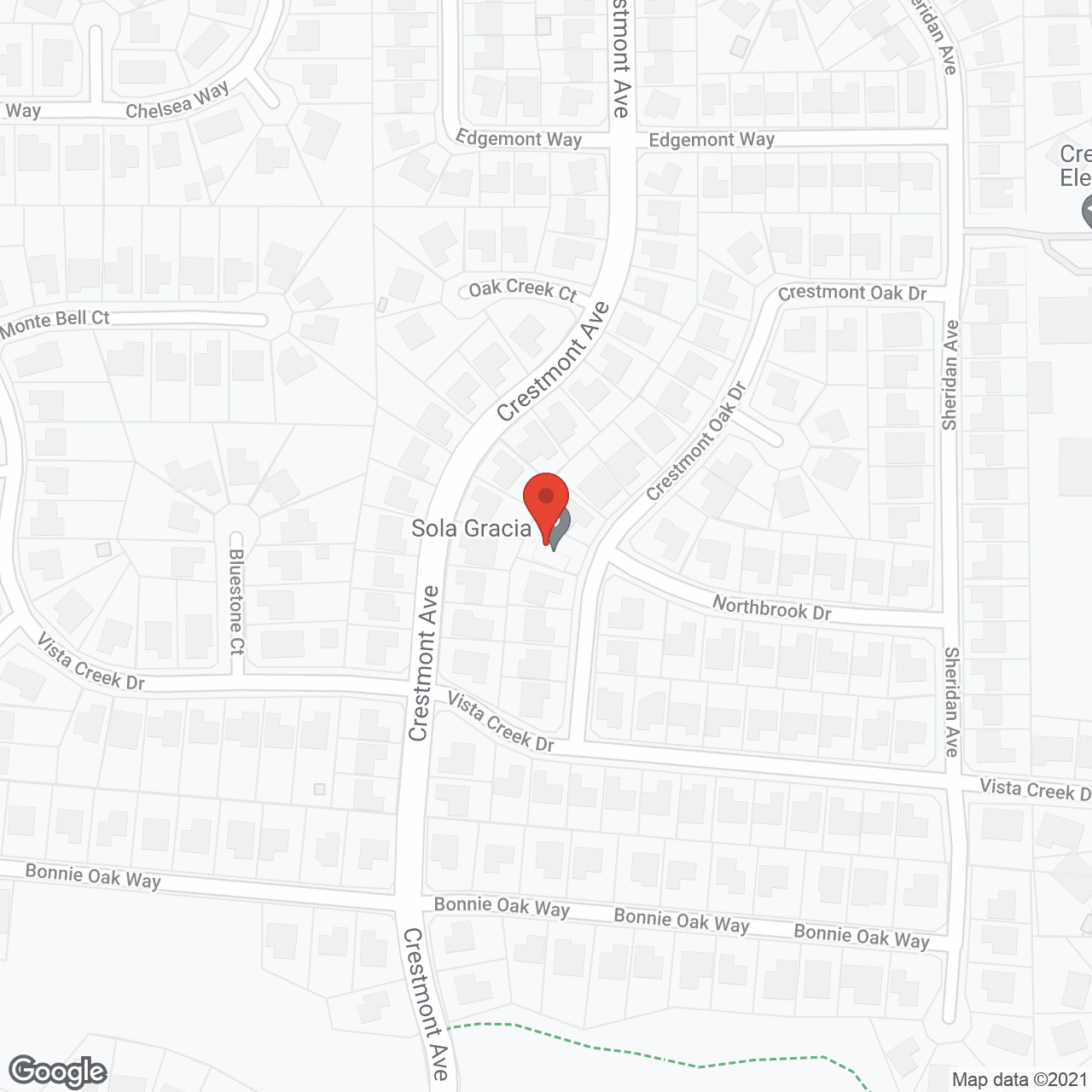 Map of the neighborhood around Angels Assisted Living