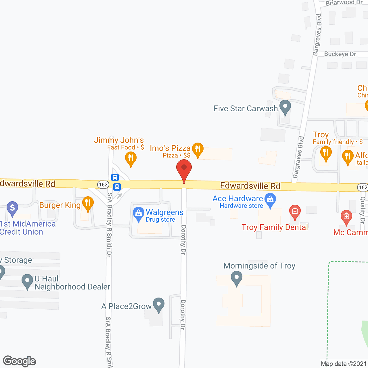 Map of the neighborhood around Charter Senior Living of Troy