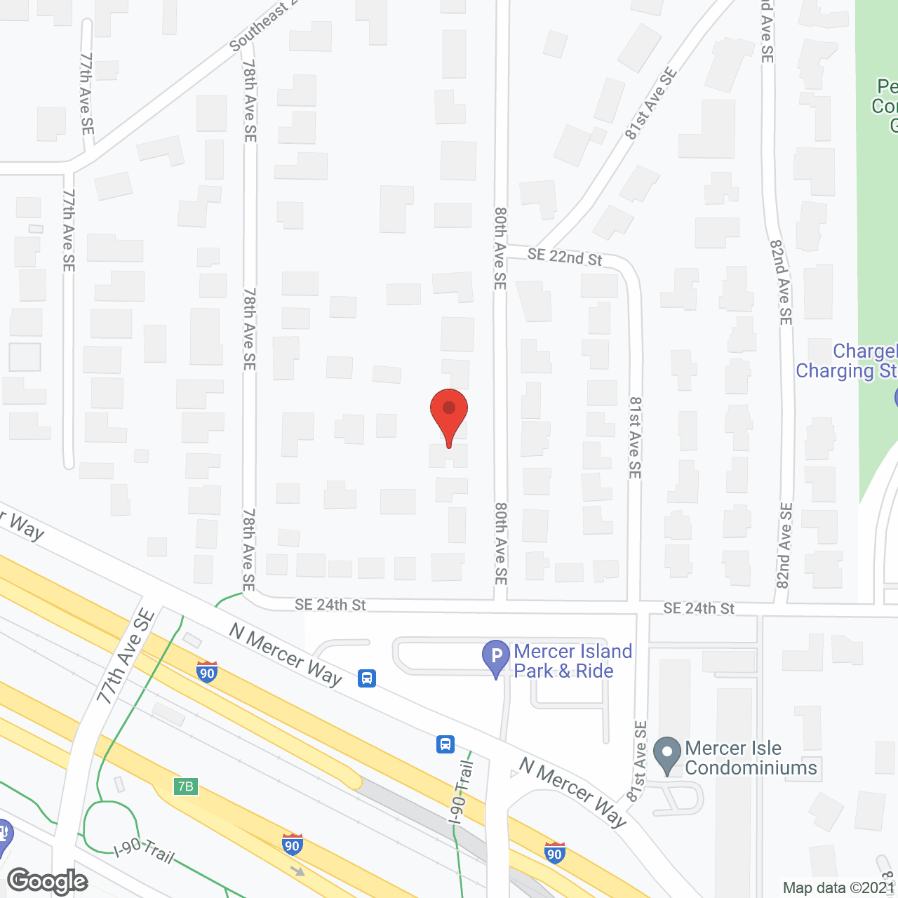 Map of the neighborhood around Nov Adult Family Homes