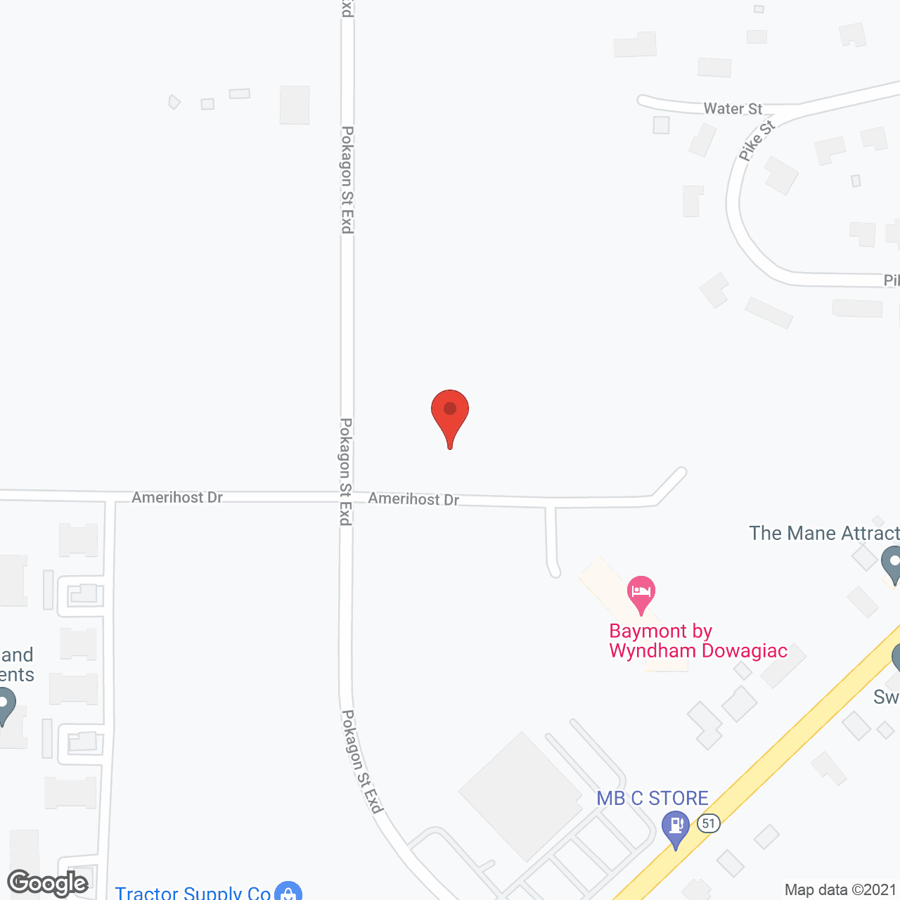 Map of the neighborhood around Forest Glen Assisted Living