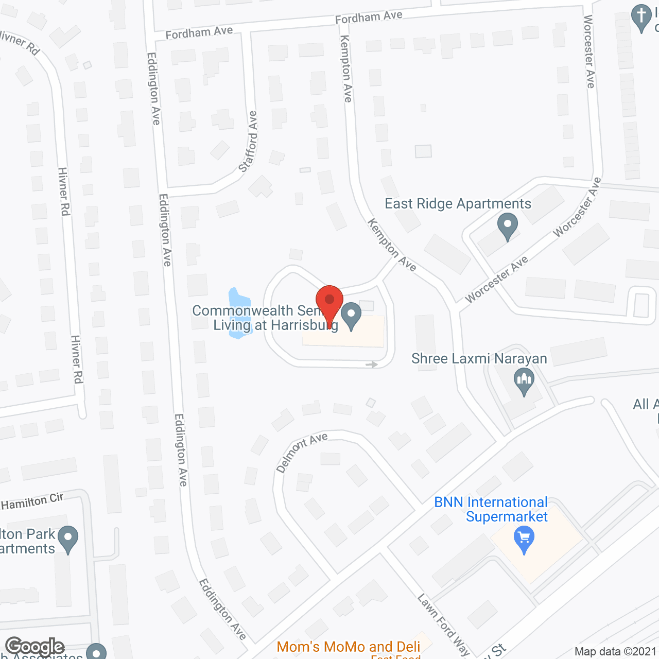 Map of the neighborhood around Viva Senior Living At Harrisburg