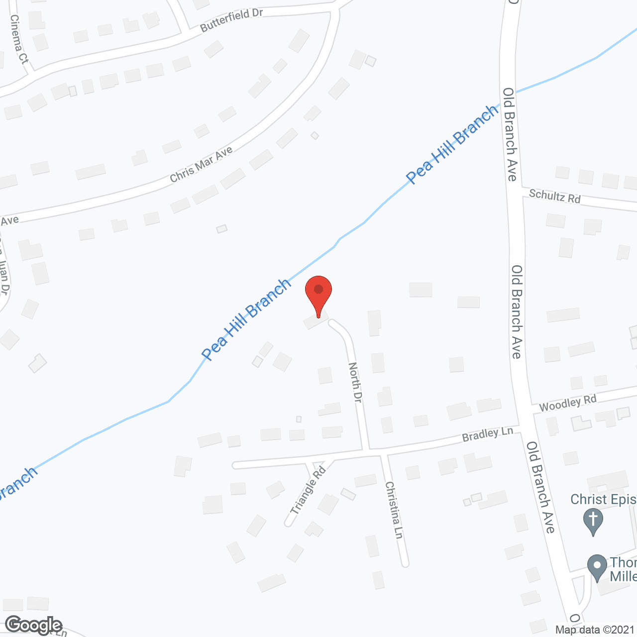 Map of the neighborhood around Northview Assisted Living Facility