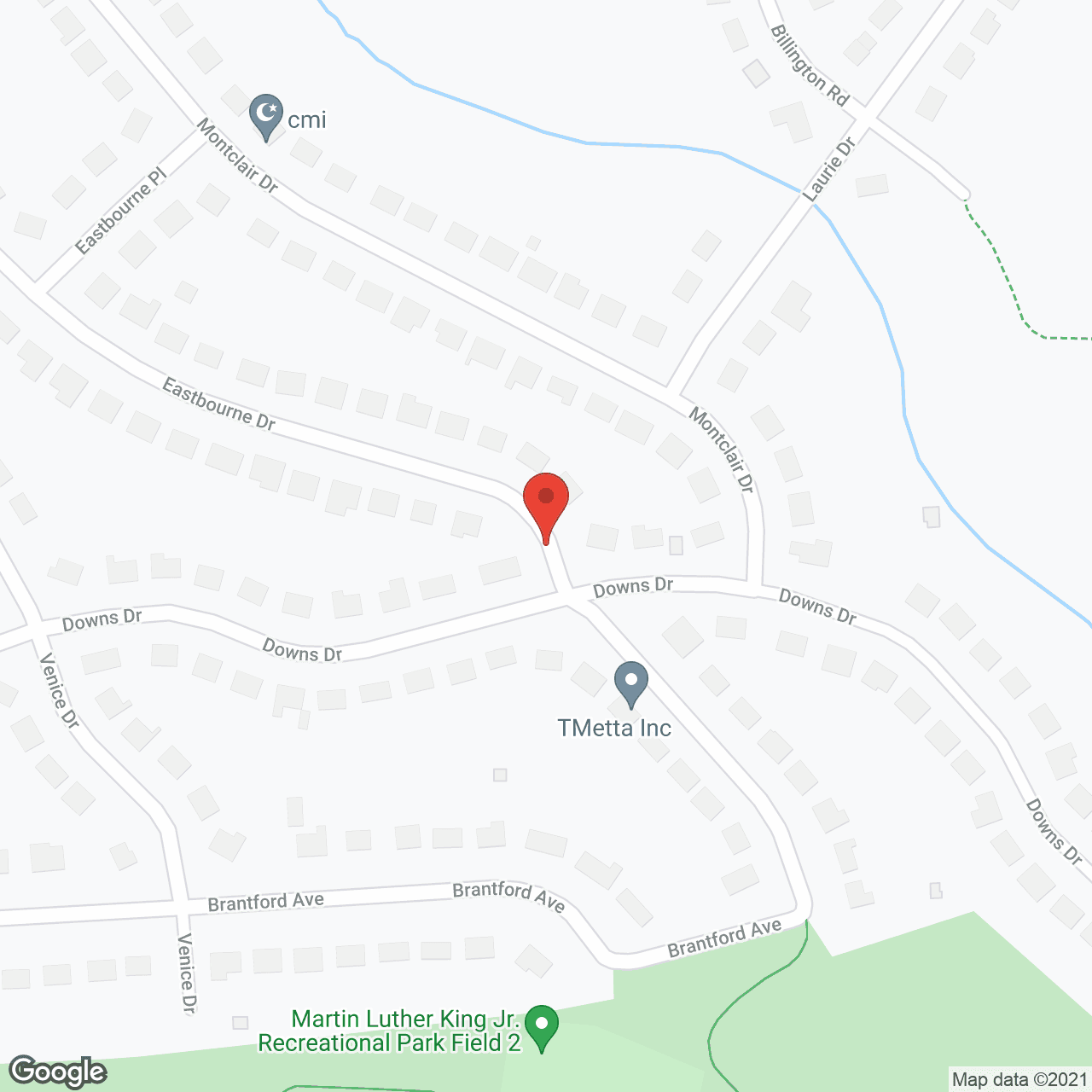 Map of the neighborhood around Advantage Assisted Living