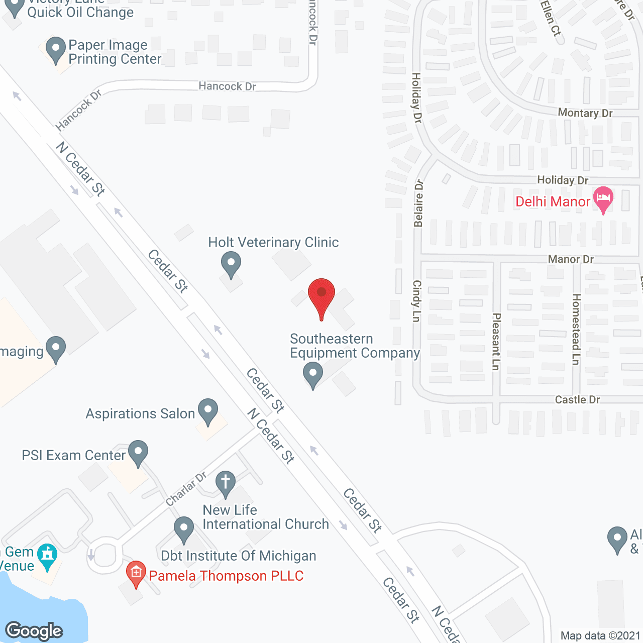 Map of the neighborhood around Crafts Care Homes