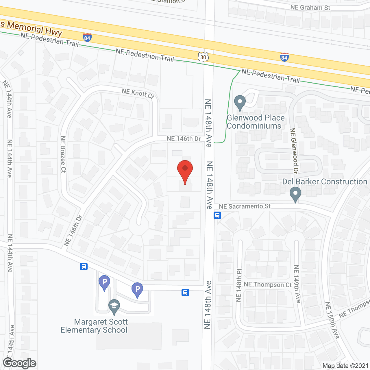 Map of the neighborhood around Summerplace View AFH