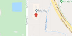 Cedar Ridge in google map