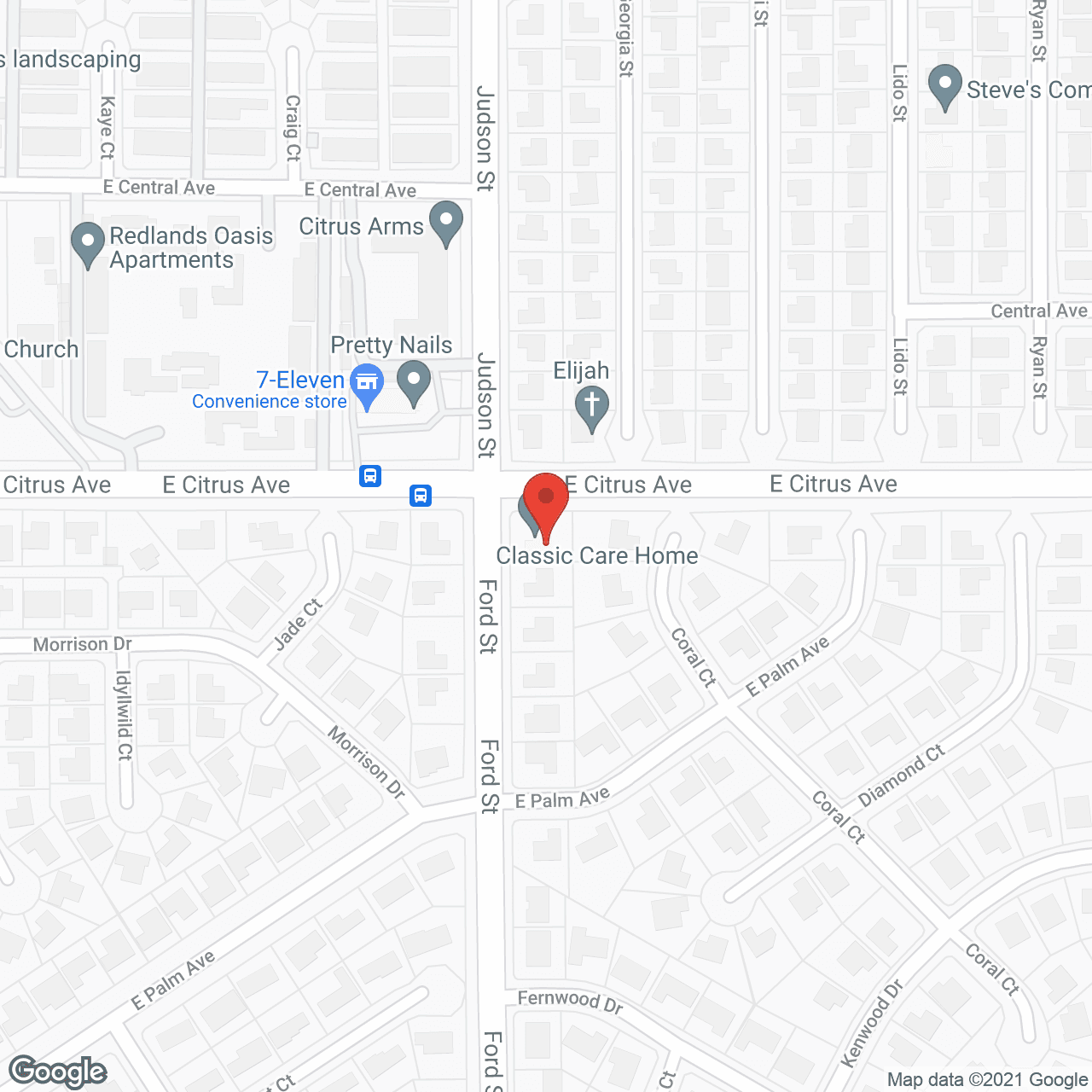 Map of the neighborhood around Classic Care Home