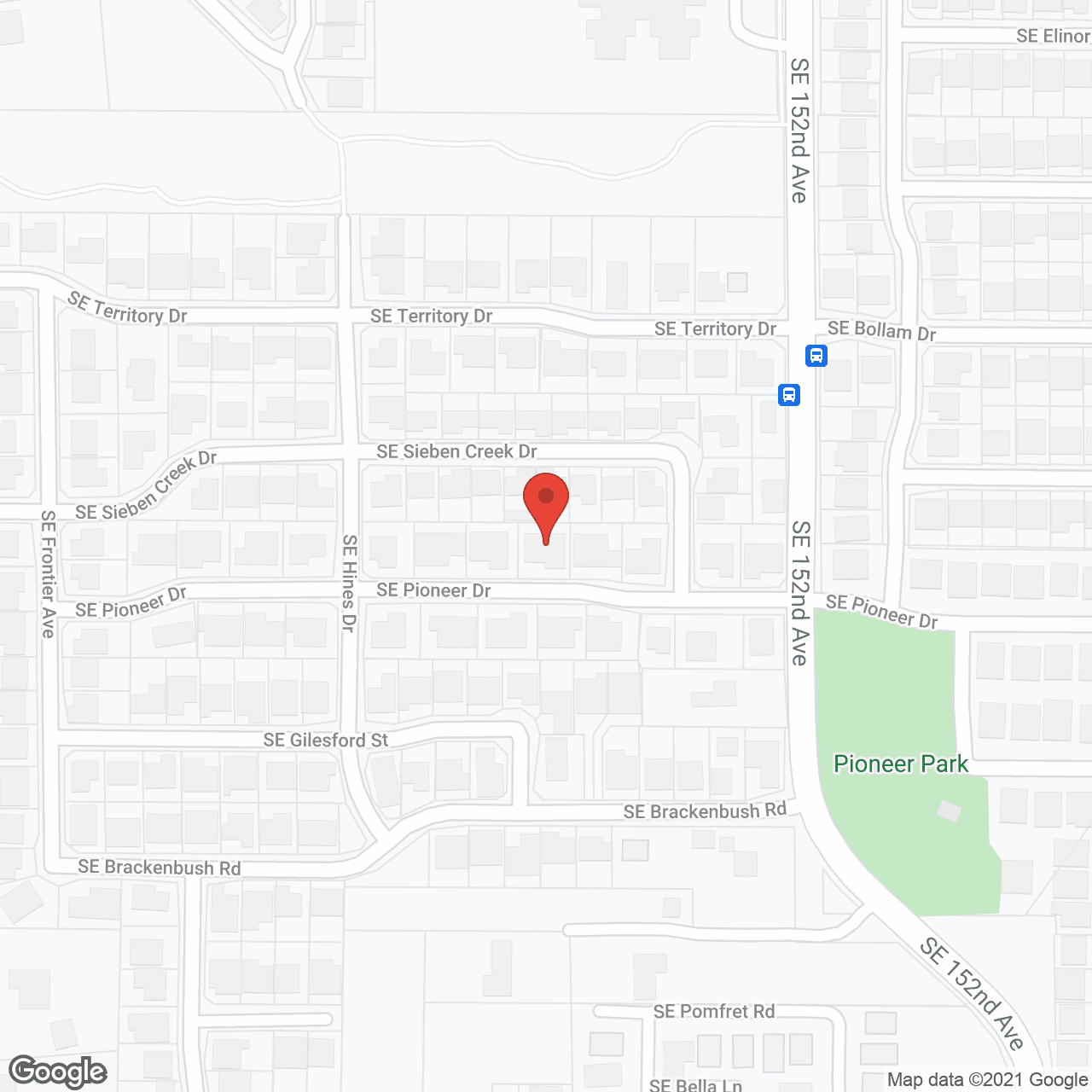 Map of the neighborhood around Sunnyside Best Friends Adult Care
