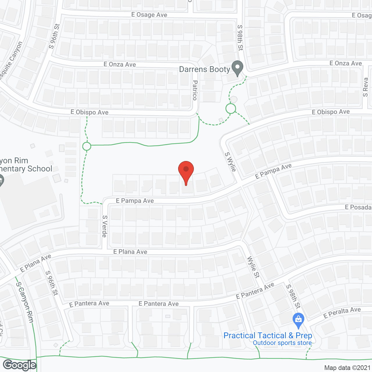 Map of the neighborhood around Arizona Premier Adult Care II