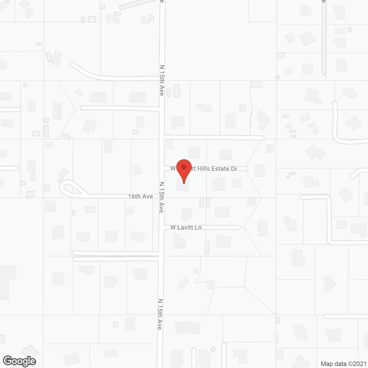 Map of the neighborhood around Desert Haven Adult Care Home LLC