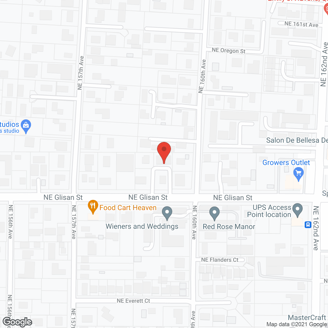 Map of the neighborhood around Nurse Companion