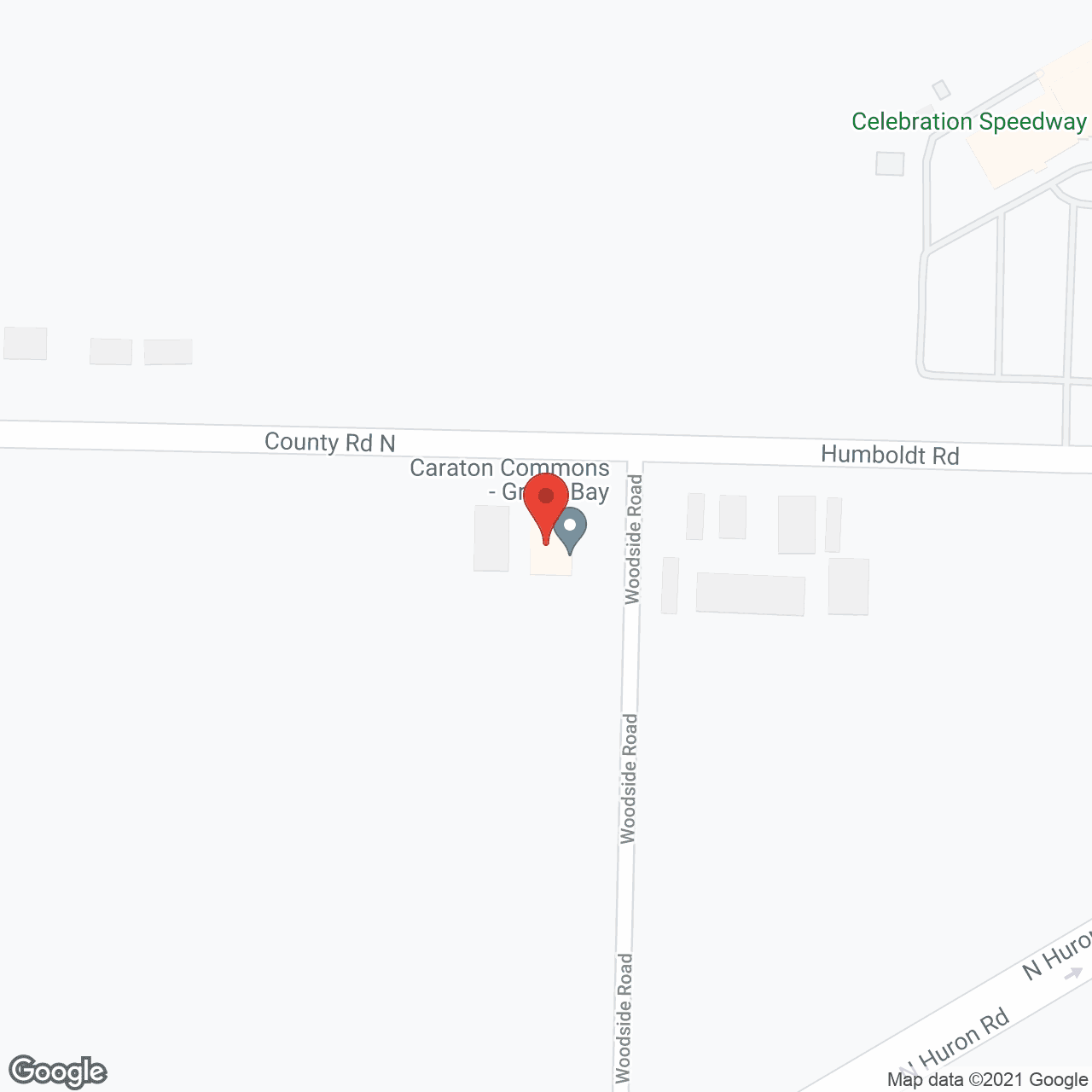 Map of the neighborhood around KindredHearts of Green Bay