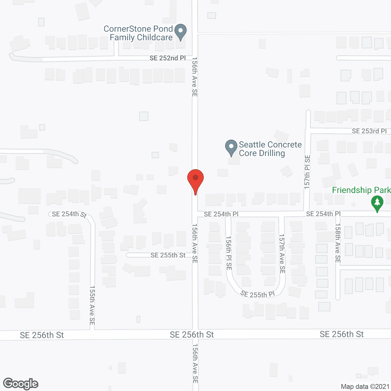 Map of the neighborhood around Prestige Park AFH