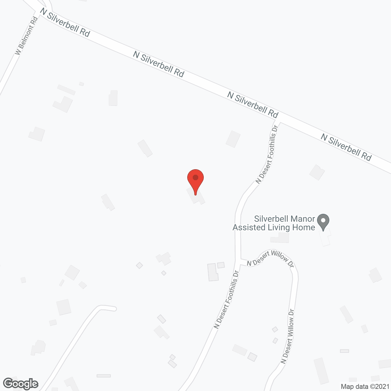 Map of the neighborhood around Sakuta's Loving Heart Assisted Living Home