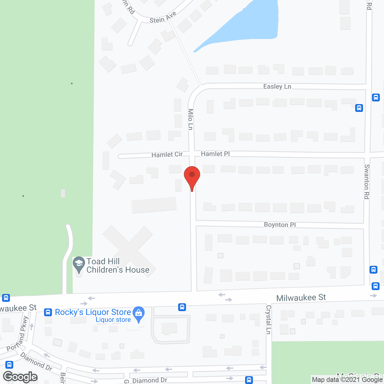 Map of the neighborhood around Chamomile Assisted Living, LTD
