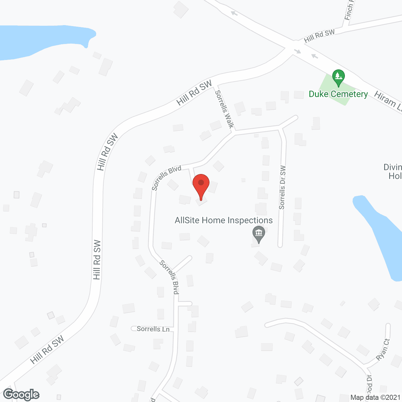 Map of the neighborhood around Clover Senior Living