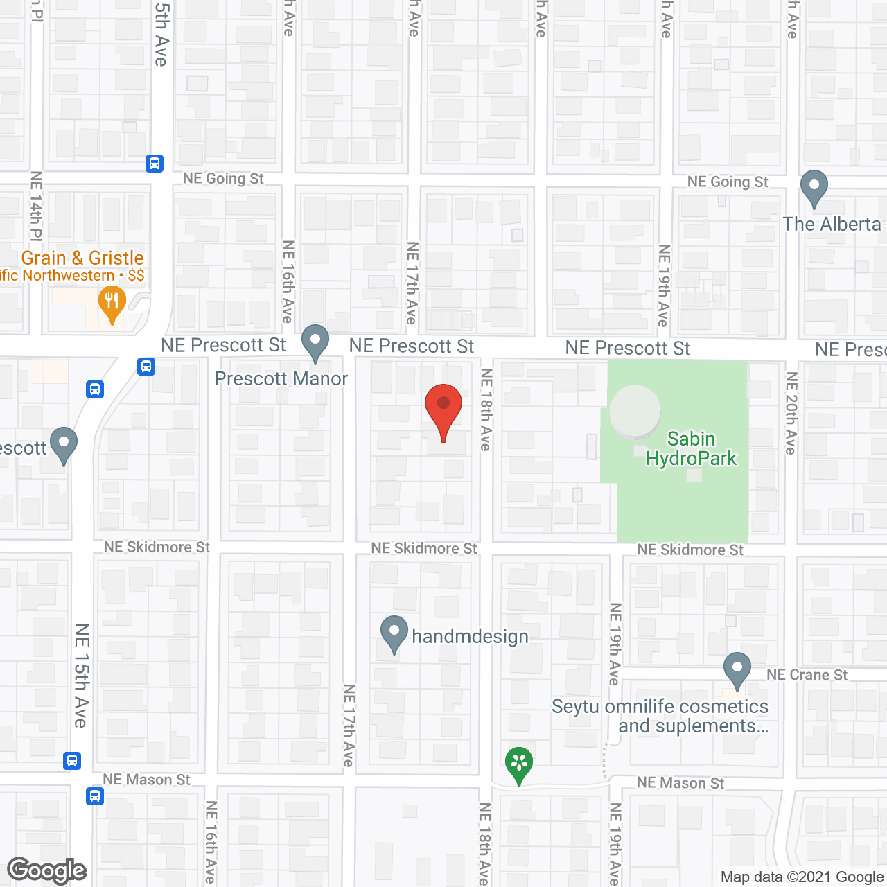 Map of the neighborhood around Golden Years Residence