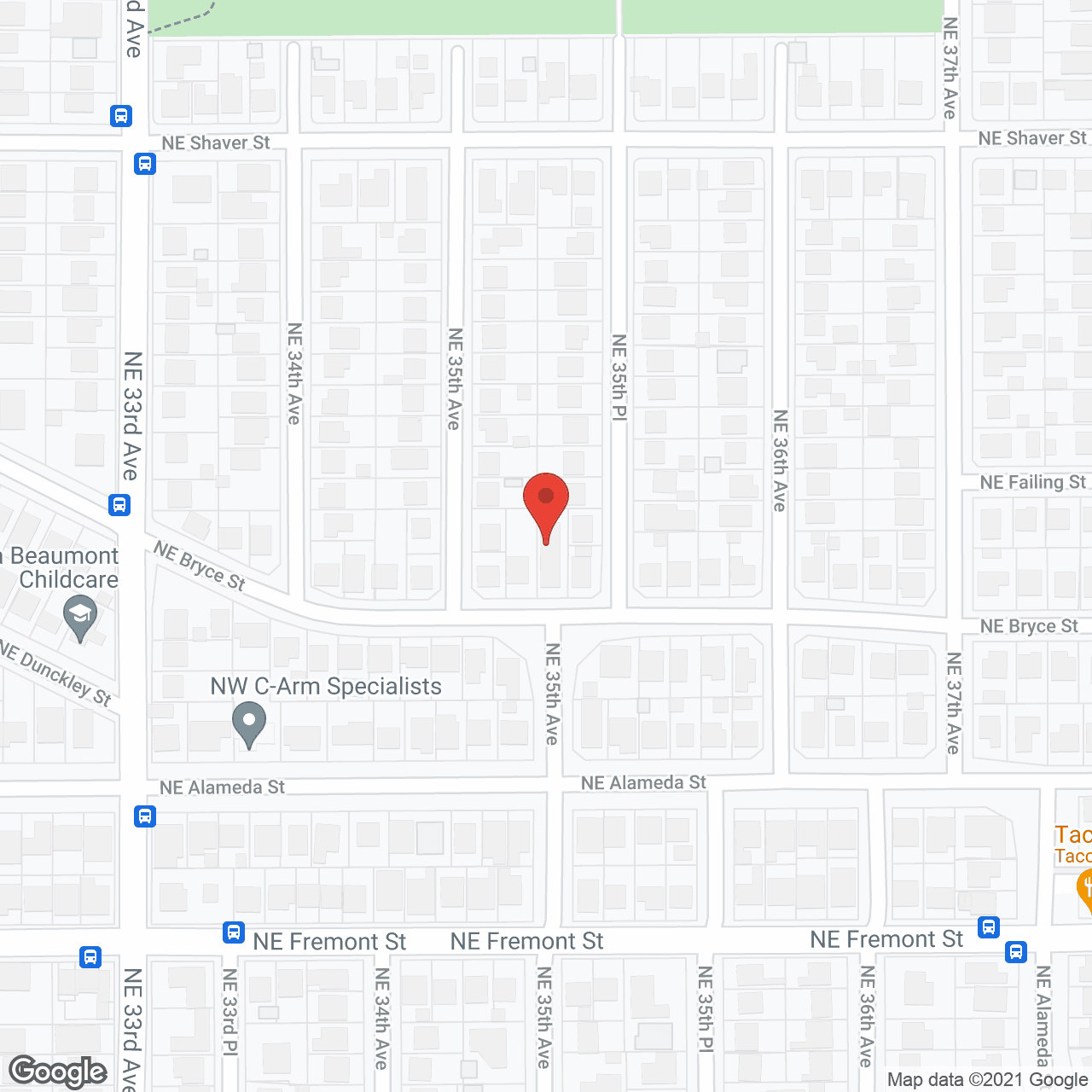 Map of the neighborhood around Cornelia Nitu AFH
