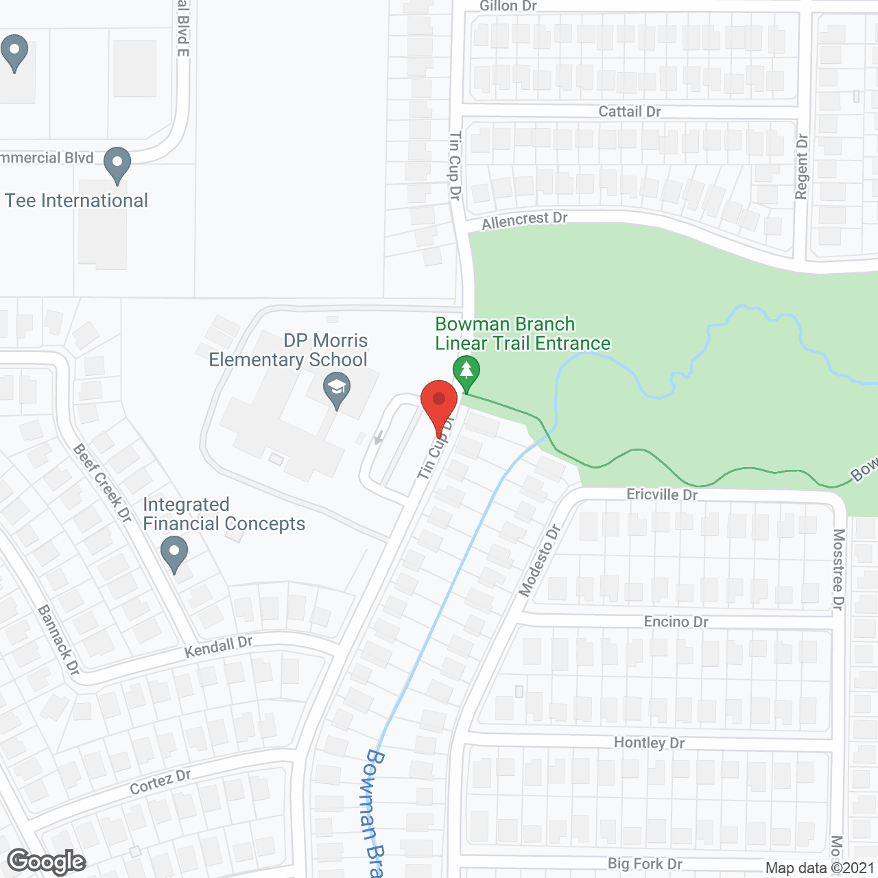 Map of the neighborhood around New Era Assisted Living