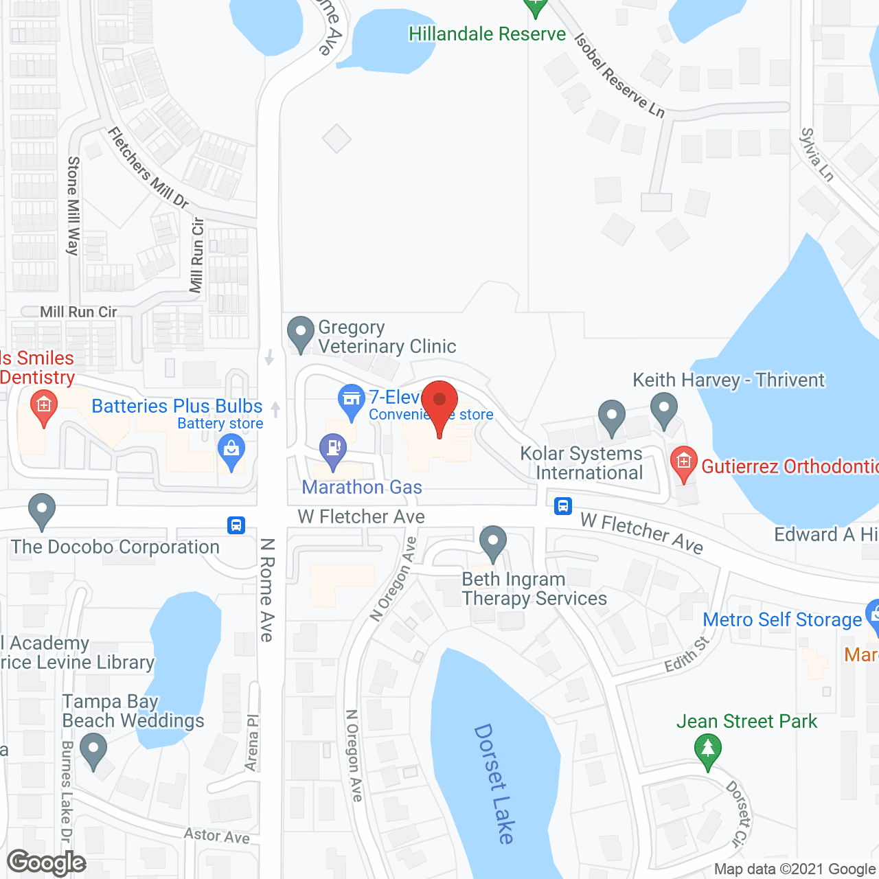 Map of the neighborhood around Atrium Gardens Assisted Living