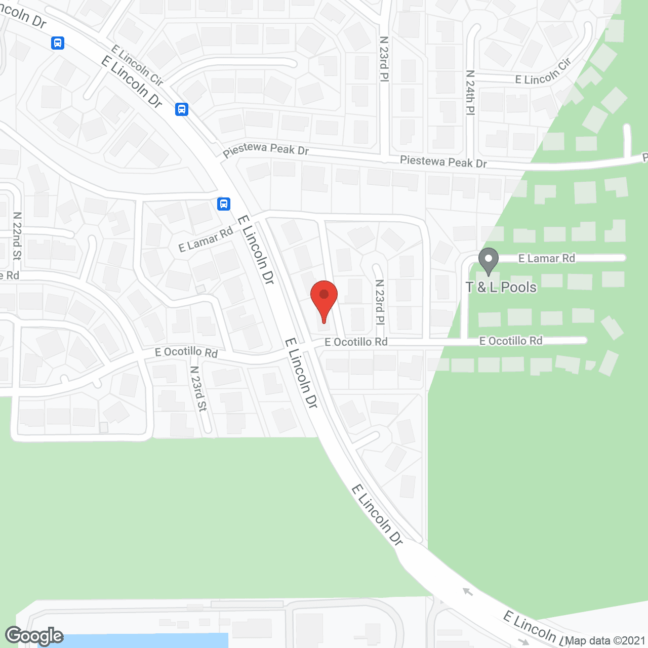 Map of the neighborhood around Squaw Peak Lincoln