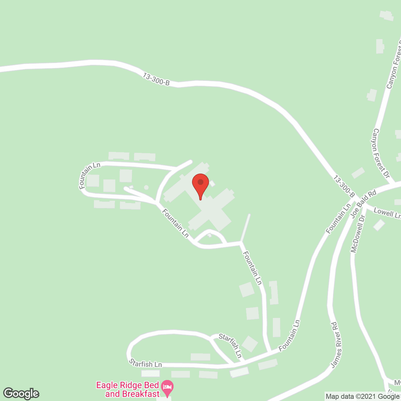 Map of the neighborhood around Tablerock Healthcare