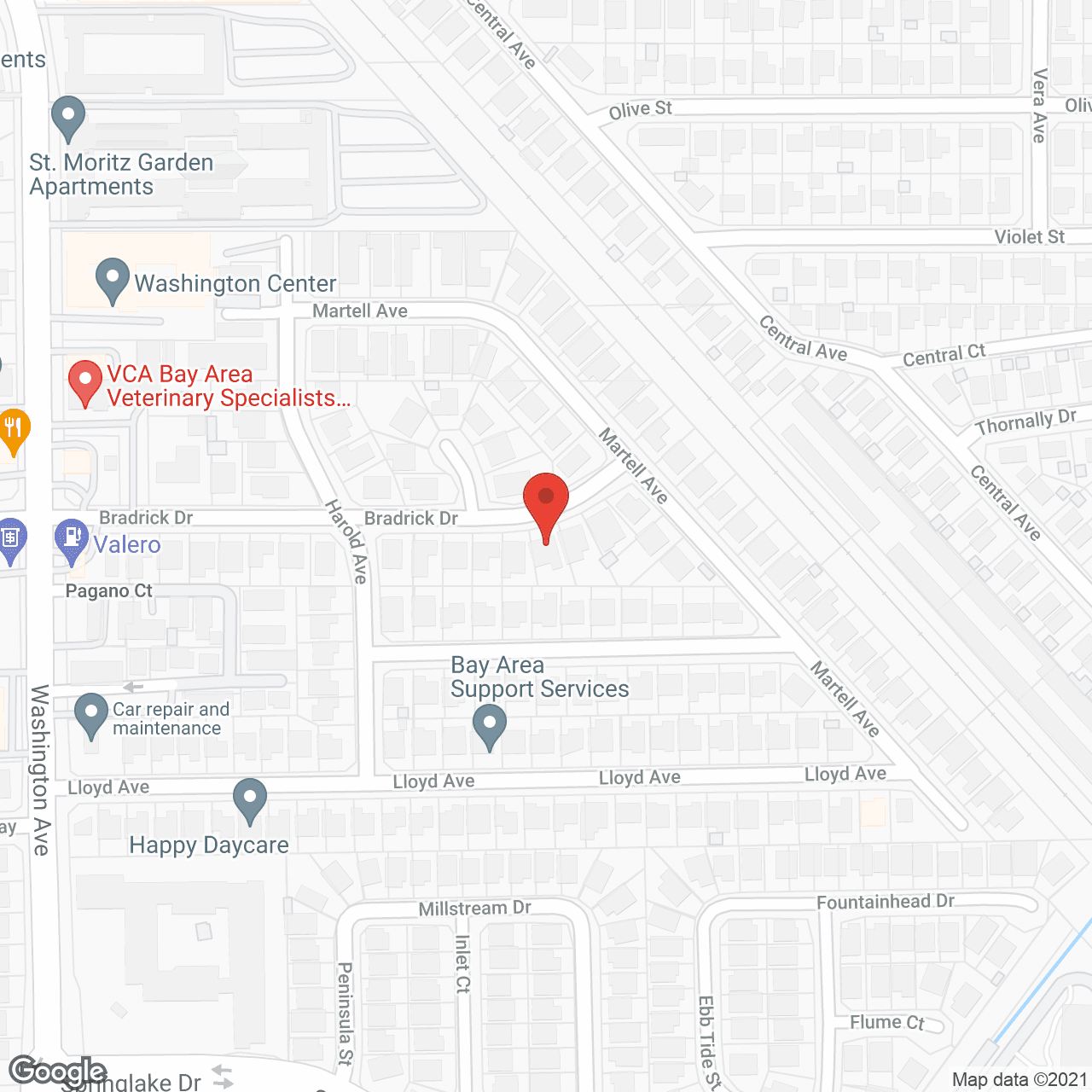 Map of the neighborhood around Joy of Living Care Home