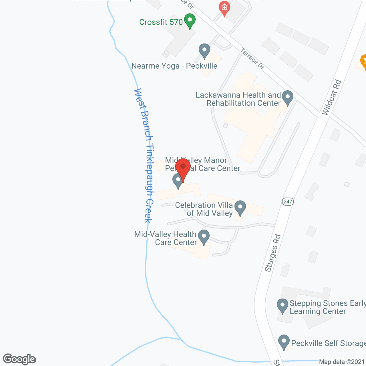 Map of the neighborhood around Serenity Care Mid Valley