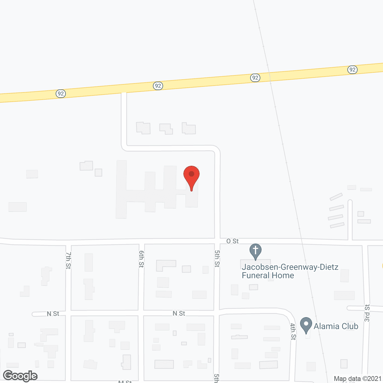 Map of the neighborhood around Matelyn Retirement Community