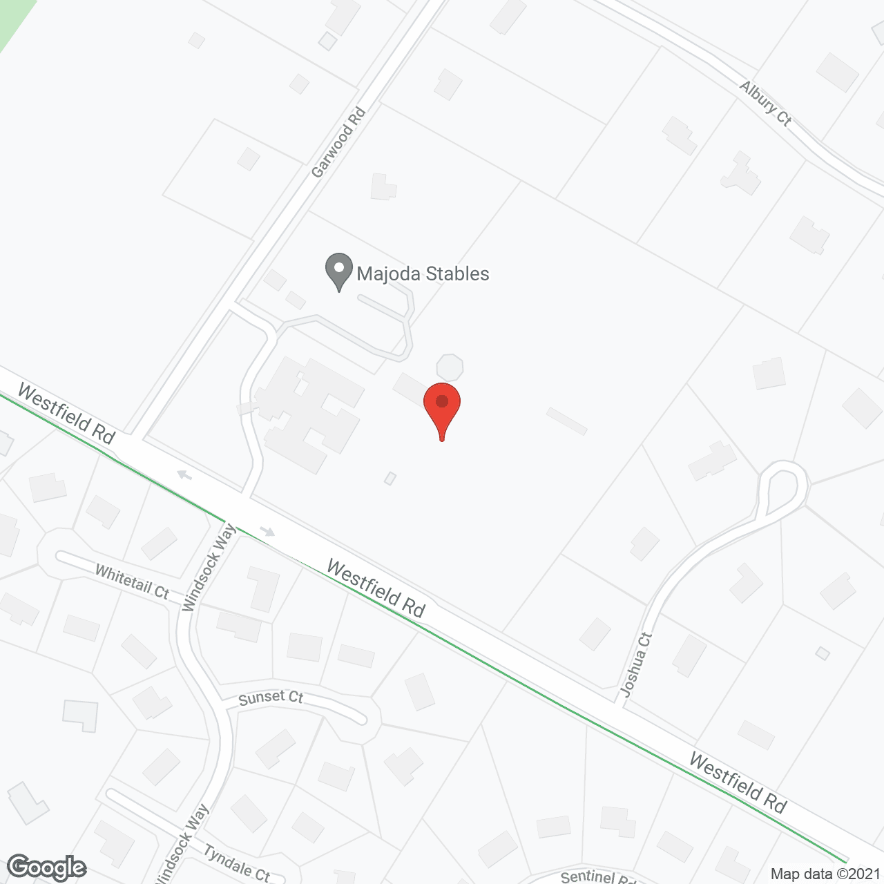 Map of the neighborhood around CareOne at Moorestown