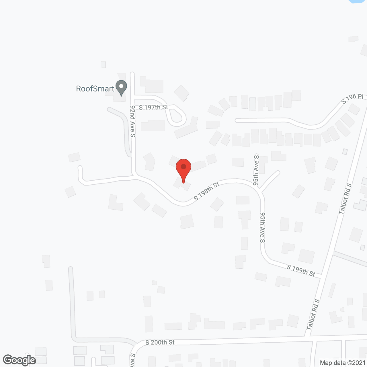 Map of the neighborhood around Valley Elderly Care AFH