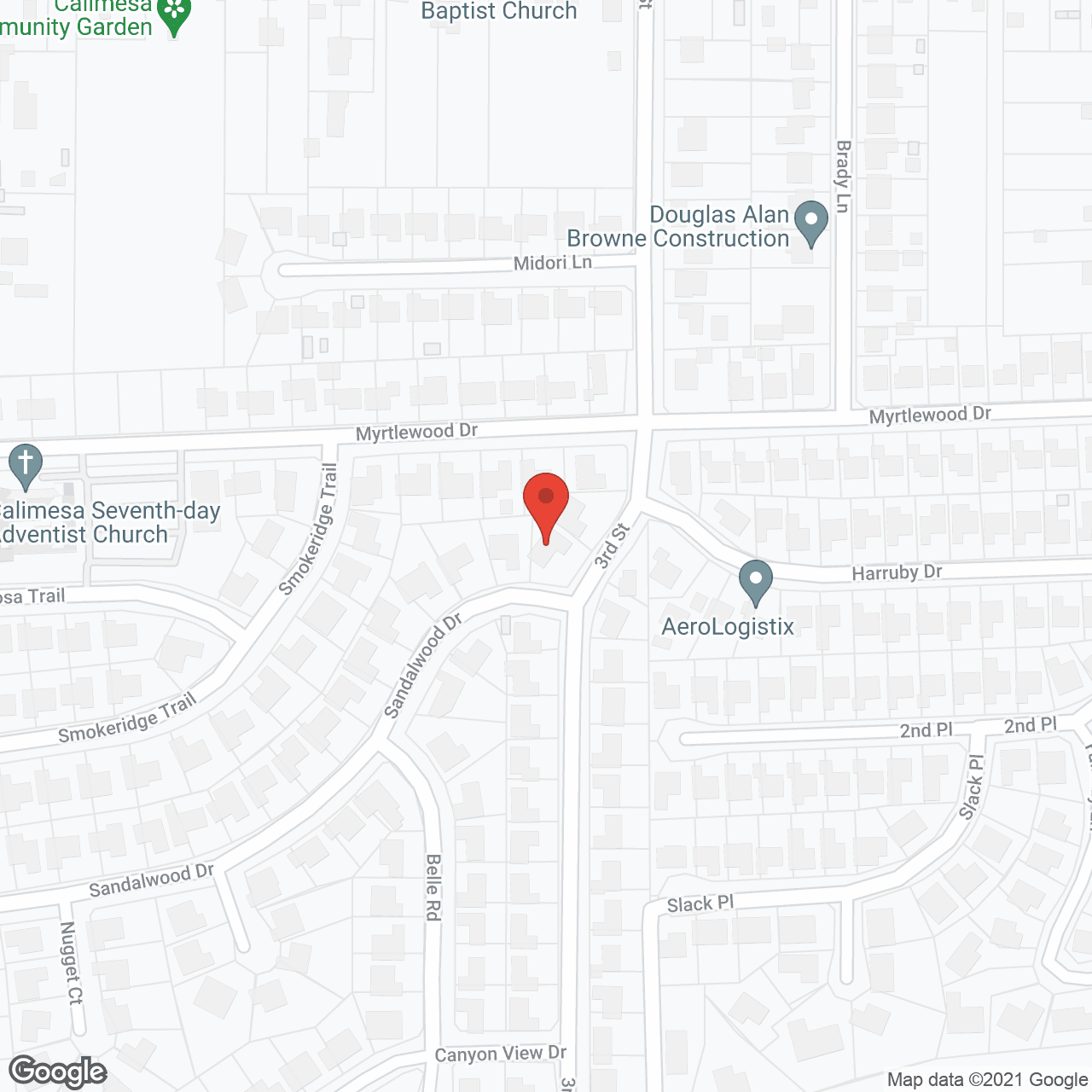 Map of the neighborhood around Granville Place, LLC