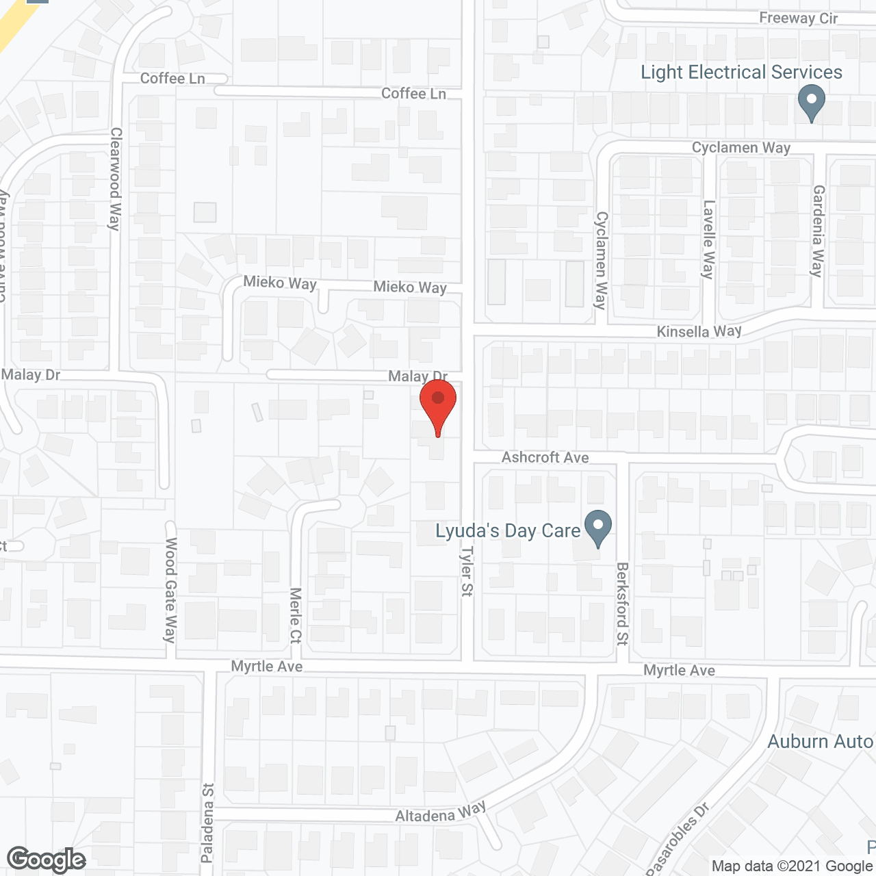 Map of the neighborhood around Nelu's Home Care