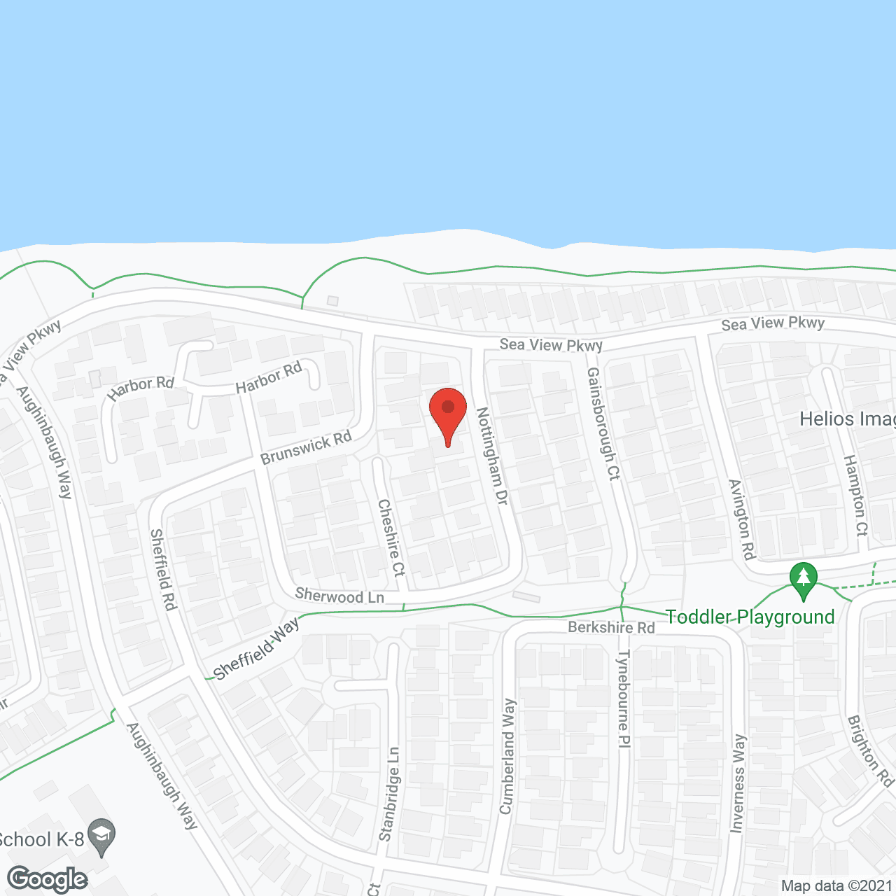 Map of the neighborhood around Golden Age Bayside