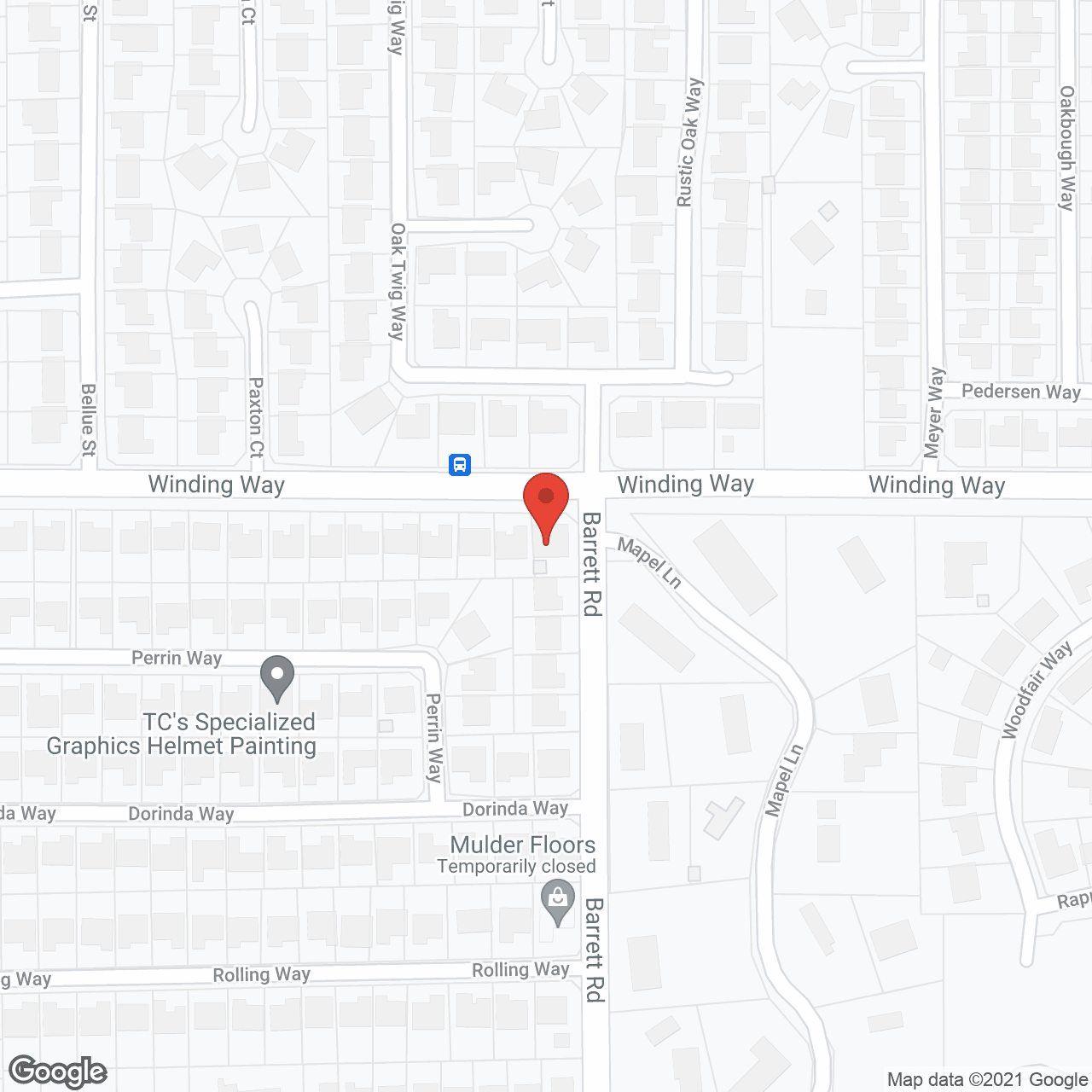 Map of the neighborhood around Flora Care Home