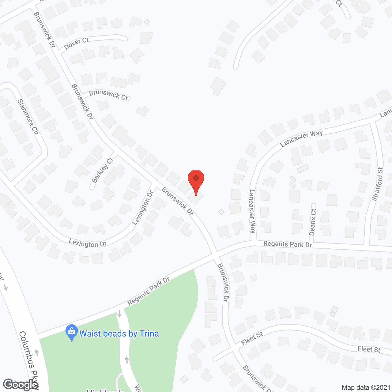 Map of the neighborhood around Golden Villa Home