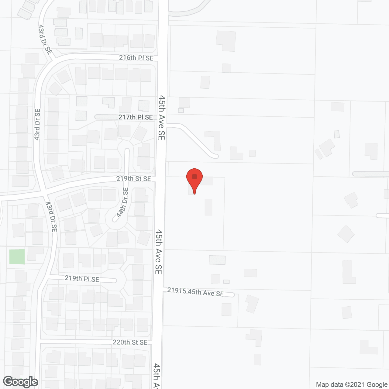 Map of the neighborhood around Loving Adult Family Home