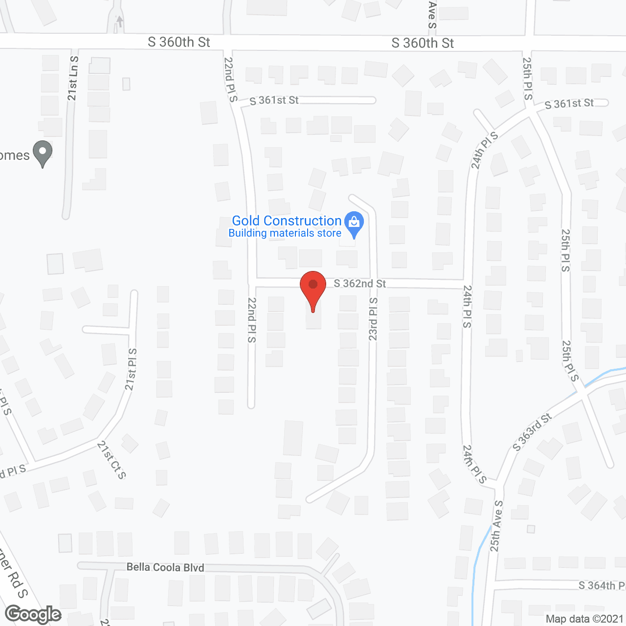 Map of the neighborhood around Six Star AFH