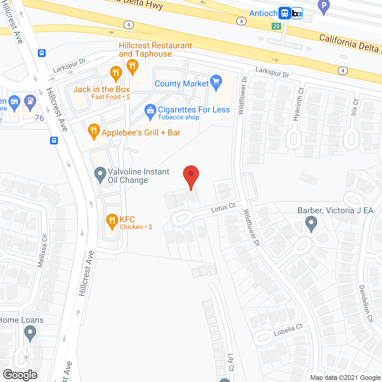 Map of the neighborhood around Heavenly Care LLC