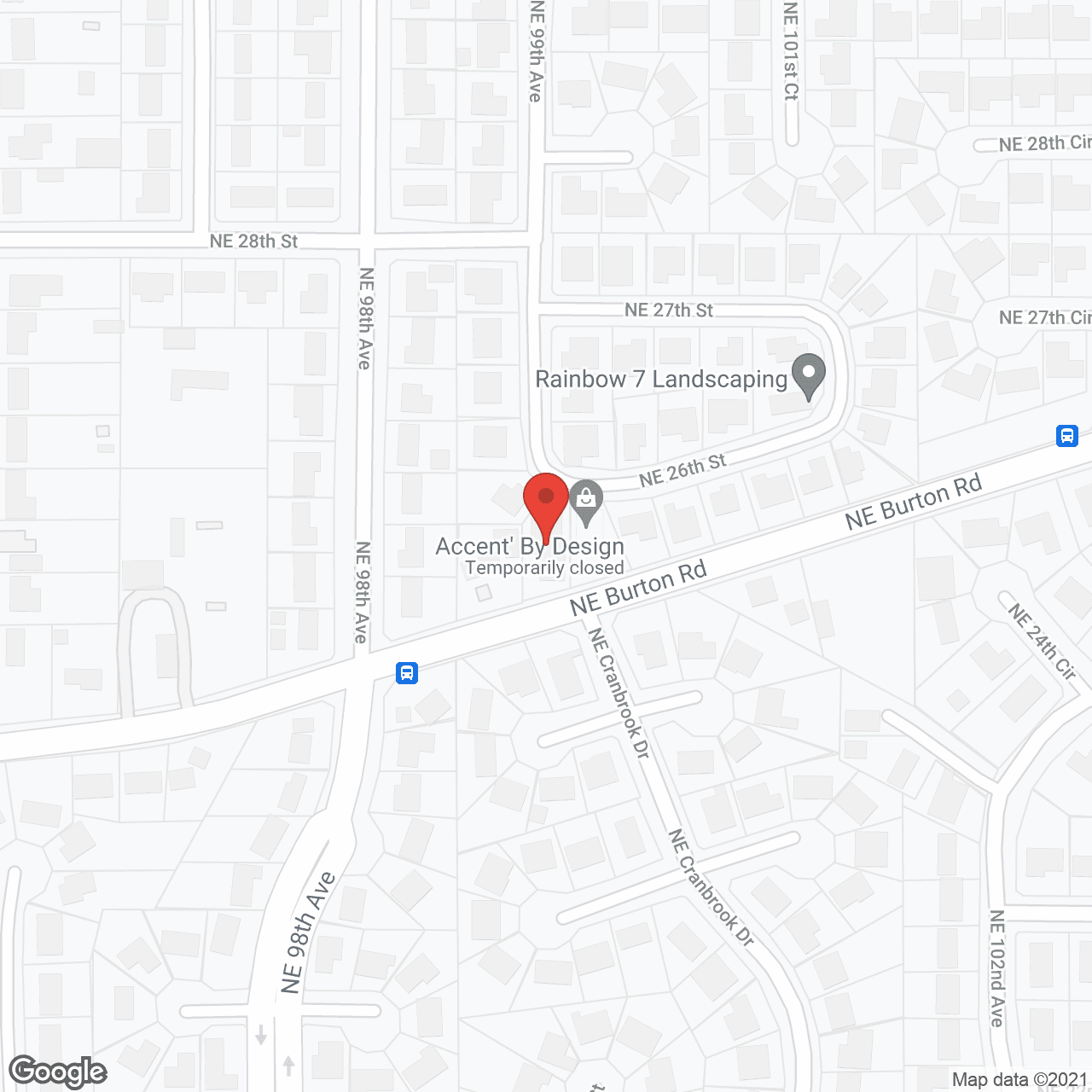 Map of the neighborhood around Unique Care Adult Family Home