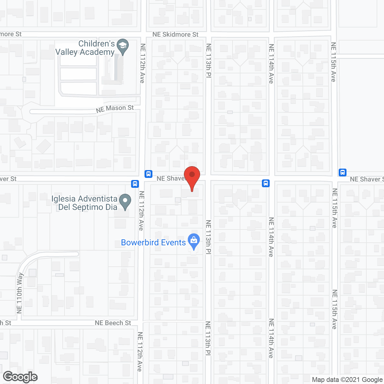 Map of the neighborhood around Daniel AFCH