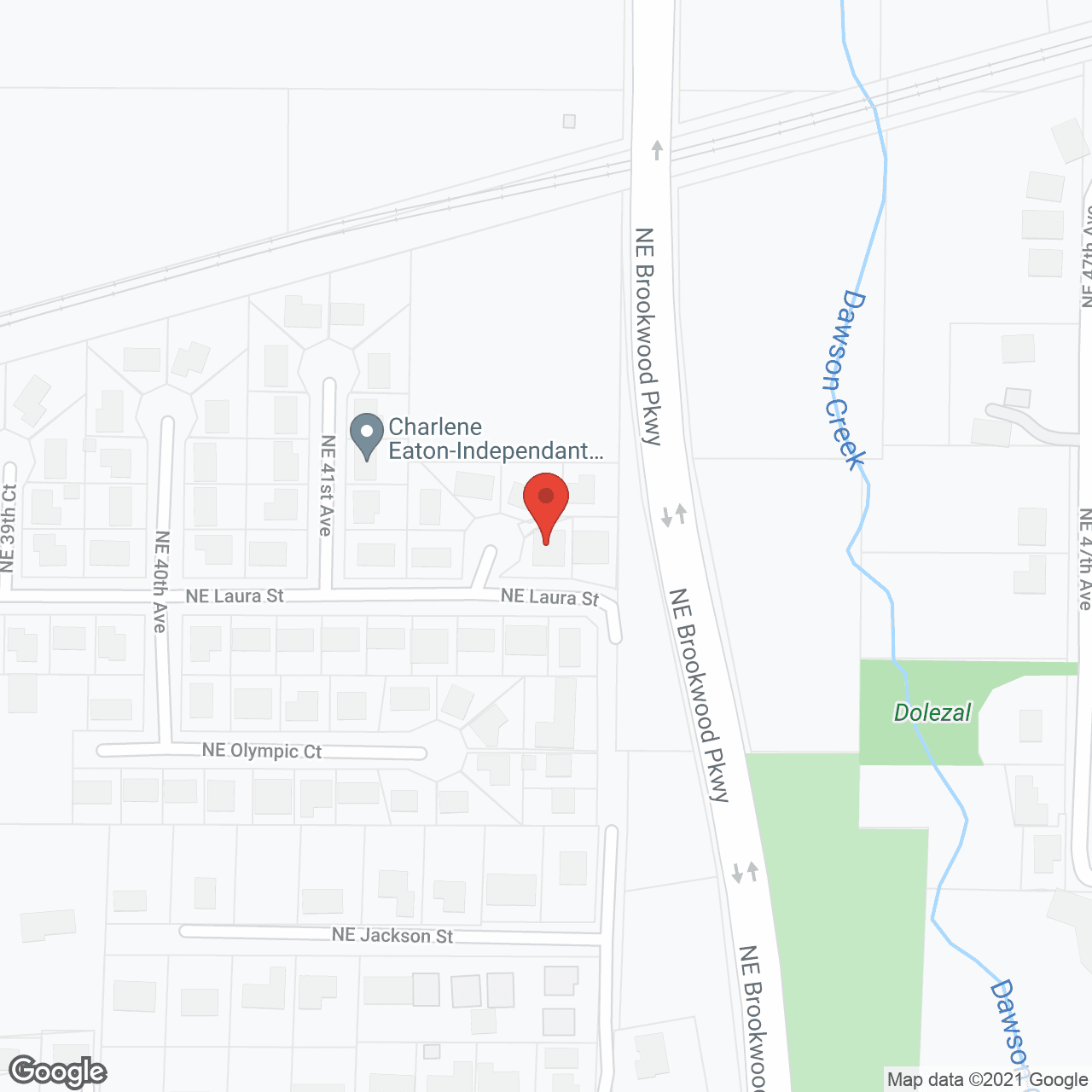Map of the neighborhood around Barb's Quality Care II